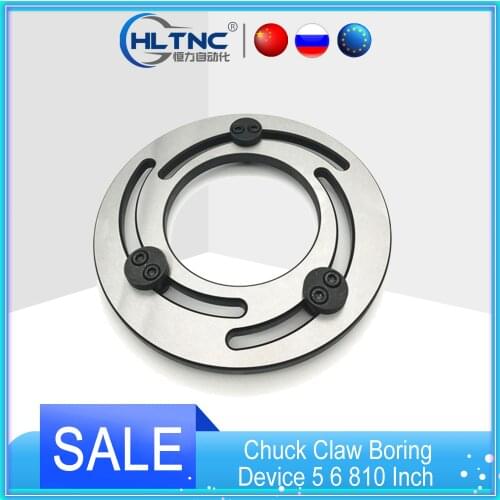 Standard High Precision Hydraulic Three-jaw Chuck Claw Trimmer Forming Ring Hydraulic Chuck Claw Boring Device 5 6 810 Inch