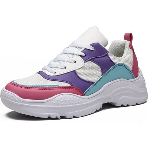 STS Womens Casual Flats Shoes Fashionable Mesh Breathable Comfortable Ladies Outdoor Shoe Outdoor Sneakers Footwear Colorful