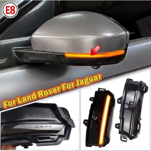 For Land Rover Discovery Sport Range Rover Evoque Velar For Jaguar F-Pace E-Pace Dynamic Blinker LED Turn Signal Light Side