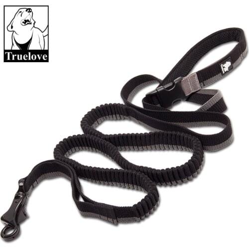 Truelove Dog Leash Running Bungee To Adjust Length Nylon Elastic Retractable Leads Can be used for running and walking TLL2271