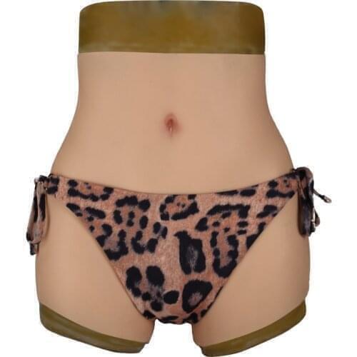 6G Upgrade Silicone Realistic Vagina Panties Shemale Crossdresser Pussy Pants Transgender Artificial Sex Fake Underwear Lift Hip