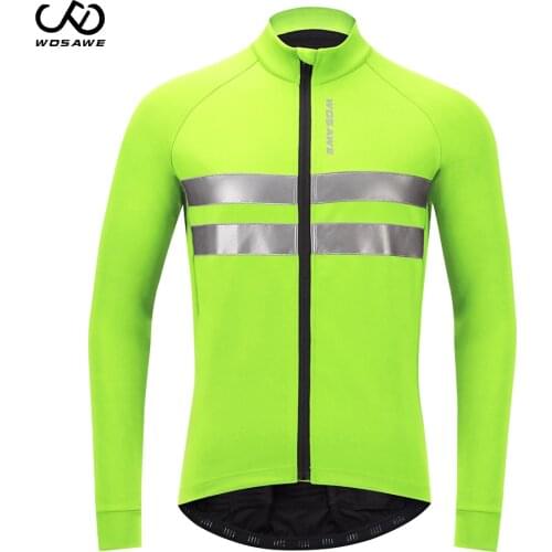 WOSAWE Winter Cycling Jacket fleece warm Waterproof Windproof ciclismo Bike Long sleeve MTB Jacket Skiing Bicycle Windbreaker