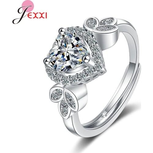 Luxury 925 Sterling Silver Wedding Rings for Women Band Jewelry Cubic Zircon Stone Engagement Ring Anillos Bijoux Bague Femme