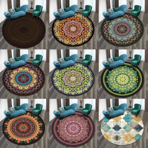 3D Round Carpet Fancy Floor Carpet Mat 150*150cm Home Living Room Game Room Decoration Shaggy Area Rug Modern Mats