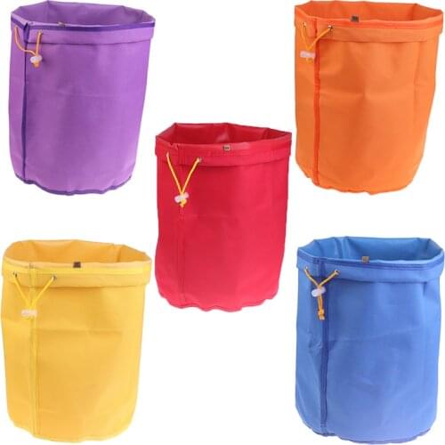 5pcs 1 Gallon Filter Bag Bubble Bag Garden Grow Bag Hash Herbal Ice Essence Extractor Kit Extraction Bags with Pressing Screen