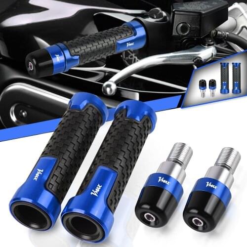 Motorcycle Accessories Handlebar Hand Grips Handle Bar End Cap Plug FOR YAMAHA VMAX V-MAX 2009 2010 2011 2012 2013 2014 2015