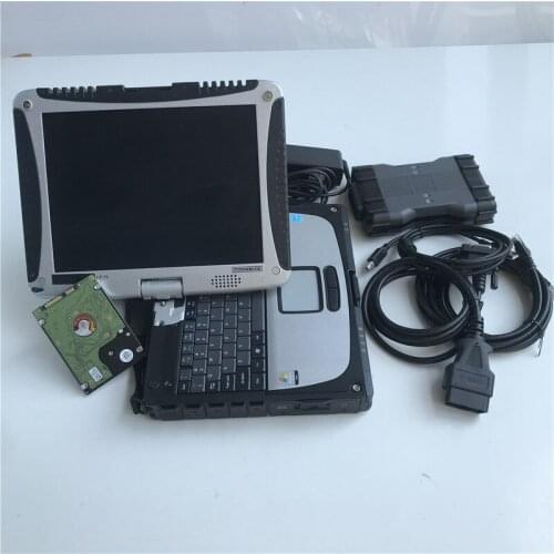 Auto Scanner MB Star C6 sd connect c6 VCI DOIP with 2021.03V Software HDD + used CF-19 Laptop 4G for MB Car and Truck Diagnosis