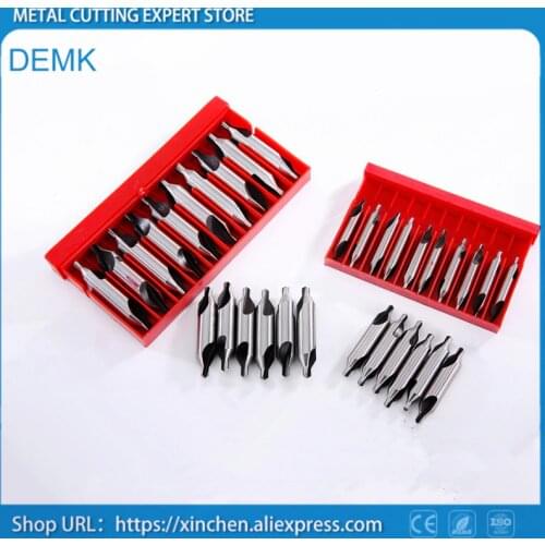 Center drill A-Type 60 degree Chamfering Positioning A3.0 HSS 6542 Material Countersink Metalworking CNC Mechanical lathe 10pcs
