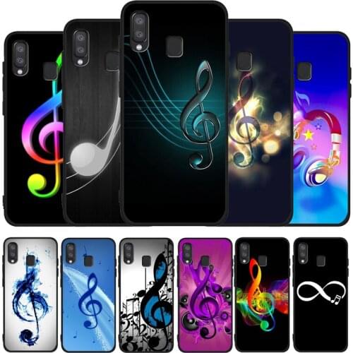 Musical note Music phone Case For Samsung A10 A20E A30 A40 A50 A60 A70 M10 M20 M30S M40 A01 A21 A31 A51 A71 4G Cover