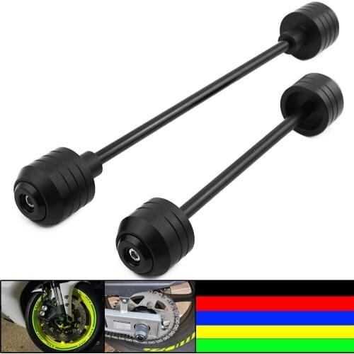 For SUZUKI V-strom Vstrom GSXS GSX-S 750 1000 F 15-20 Front Rear Fork Axle Wheel Slider Crash Protector 2020 2019 2018 2017 2016