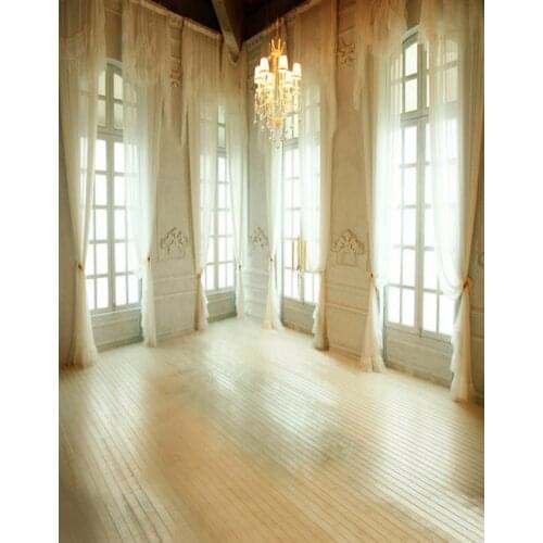 5x7ft Wooden Floor Empty Room Light Photography Backdrops Photo Props Studio Background