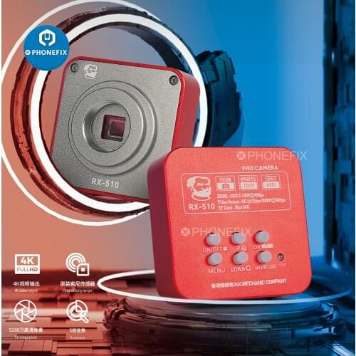 Mechanic Microscope Camera RX-450 RX-510 USB HD HDMI Digital Electronic Simultaneous Microscopio Camera Original Sony Sensor