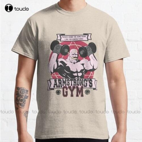 New Strong Arm Gym Classic T-Shirt Black Button Up Shirt Women Cotton Tee Shirt S-5Xl Unisex