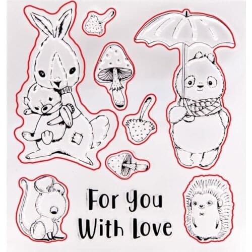 Easter Bunny Wreath Seal Stamp with Cutting Dies Stencil DIY Scrapbooking Embossing Photo Album Decor Paper Card Craft