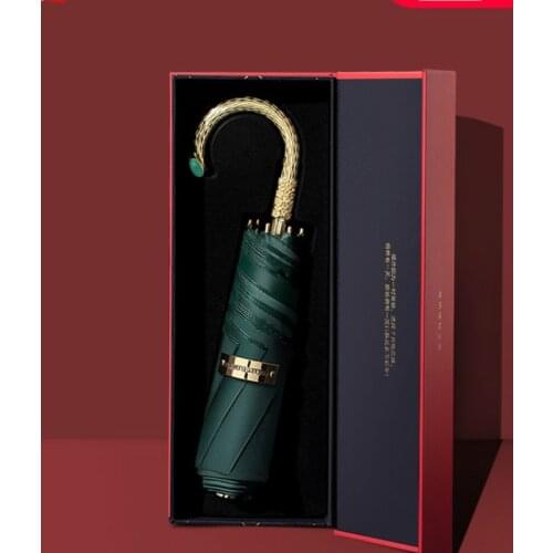 Luxury Ultralight Umbrella Creative Automatic Sun Umbrella Rain Women Anti UV Parasol Folding Clear Umbrellas Simple Design