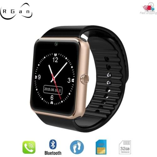GT08 Plus Smart Watch Connected Watch Man Smartwatch Supports SIM/TF Card Bluetooth Clock Bracelet Ecg for Apple Android Phone