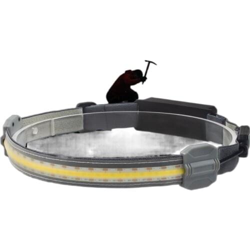 Running luminous bright LED lamp night run multifunctional headlamp Yediao wild fish with specific red warning light