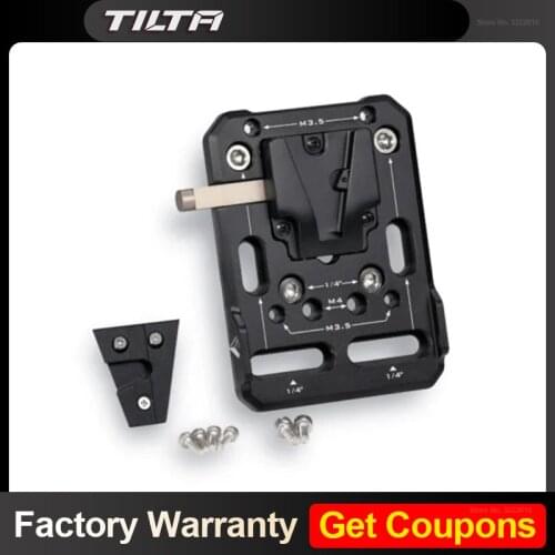 Instock Tiltaing Mini V-Mount Battery Plate TA-MBP-V Tilta V-mount battery plate for 4K 6K PRO A7 Z Cam A7S3 S1H 5D GH5 FX3 FX6