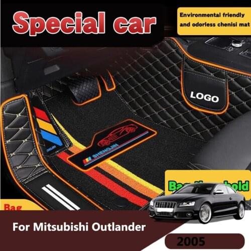High Quality For Mitsubishi Outlander 2005 Car Floor Mats Styling Parts Decoration Protect Carpets Auto Interior Waterproof Rugs
