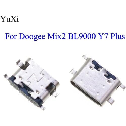 YuXi USB 3.1 Type C Connector 16 Pin Female Jack For Doogee Mix2 BL9000 Y7 Plus 3.1 Version Charging Port Socket For Lenovo S5