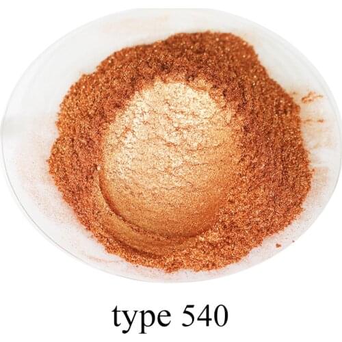 Pearl Powder Coating Natural Mineral Mica Dust Type 540 Pearlized Pigment DIY Dye Colorant 50g for Soap Eye Shadow Cars Crafts