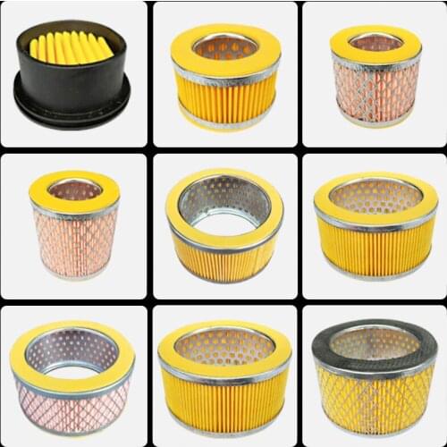 Compressor 20mm Diameter Male Thread Air Intake Silencer Filter Black