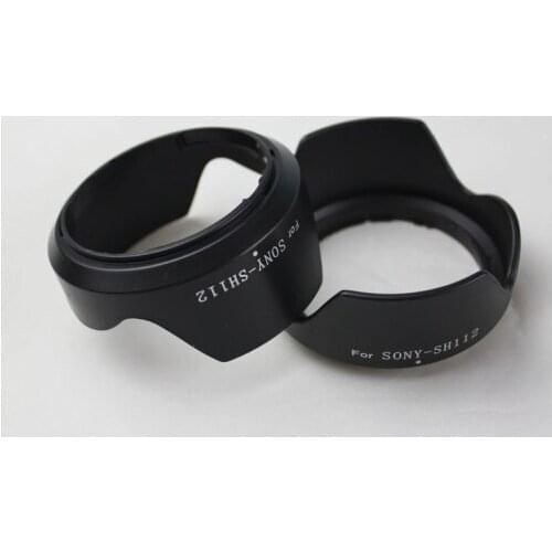 10PCS SH112 Lens Hood Replace ALC-SH112 for Sony NEX 5 3N 6 7 A6000 A5000 E SEL-1855 18-55 mm f/3.5-5.6 SEL-16F28 16 mm f/2.8