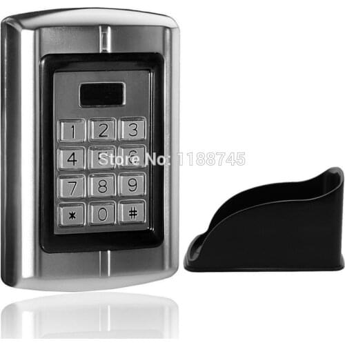 125KHz Metal Door Entry Access Control Keypad BC-2000 with Rain Cover Outdoor use