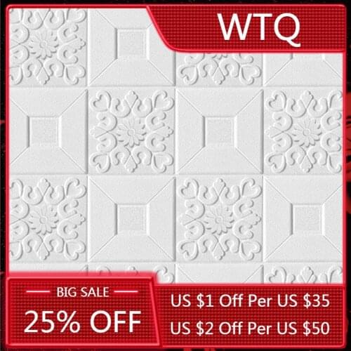 70*70 3D Brick Wall Stickers DIY Self Adhensive Decor Foam Waterproof Wall Covering Wallpaper For TV Background Kids Living Room