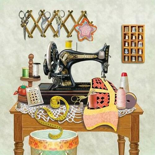 5D Diy Diamond Painting Sewing machine Diamond Embroidery Cross Stitch mosaic Painting,puzzles 3d Diamond mazayka Z704