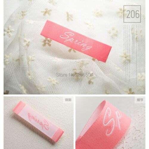 Garment accessories custom clothing labels, woven label,tags labels,brand name labels for clothing DHLB008