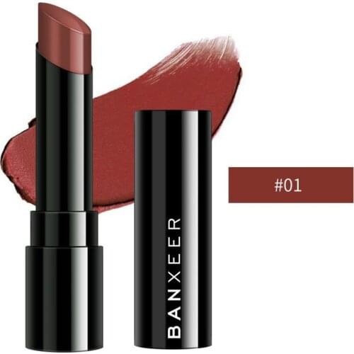 Banxeer Makeup Semi-Matte Matte Silky Lipstick Moisturizing And Moisturizing Lasting Color 12-Color Lipstick