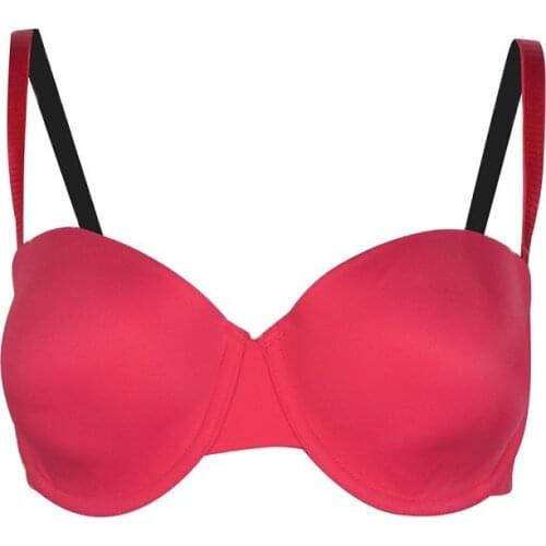 Classic High-grade Convertible Straps Seamless Bra Non-slip Half Cup Sexy Unlined Lingerie Push Up Underwear 32/70A - 38/85D Cup
