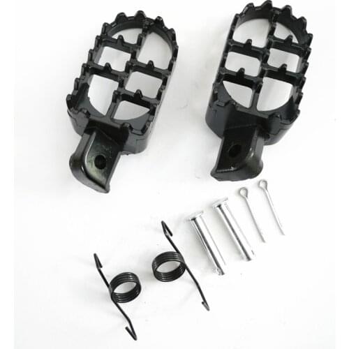 Motorcycle Black Foot Pegs Footrest Pedals Motorcycle Accessories Auto Parts Foot Rest Motorbike Peg for Yamaha PW50 PW80