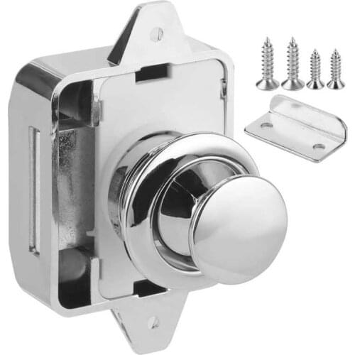 Rv caravan rv covers Push Button Lock Cabinet Drawer Furniture Hardware for Boat RV Car Caravan rv styling RV