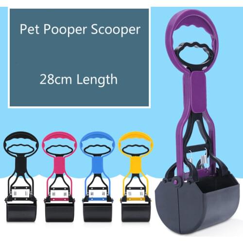 Pet Dog Cat Waste Pooper Scooper Poop Poo Scoop Shit Clean Cleaner Tools Floor Dogs Cats Shit Cleaning Pet Products Accessories