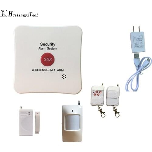 SOS Button Alarm System for Gem Store Wireless GSM alarm Detect Burglar Security System SOS for Jewelry Shop Home Alarm System