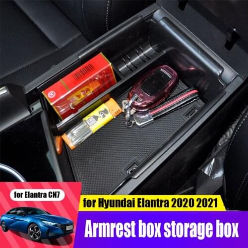 For Hyundai Elantra Avante CN7 2021 fuse armrest box storage box modified central armrest box car interior