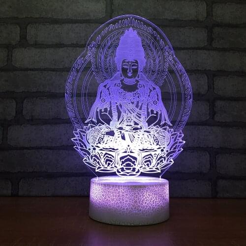 Colorful Led Table Lamps For Living Room Acrylic Customized Remote Control 3d Desk Lamp Discoloration 3d Night Light
