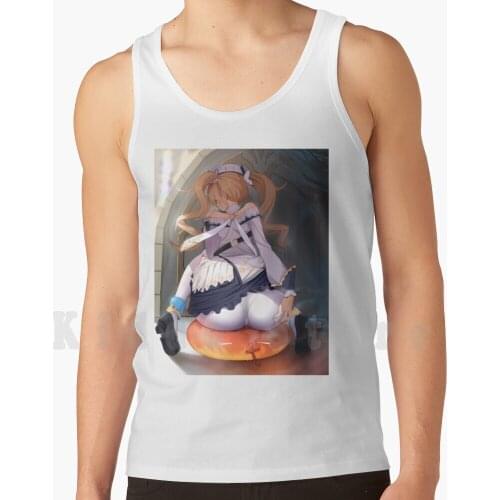 Lewd Genshin Impact-Barbara-Ecchi Hentai # 1 tank tops vest 100% Cotton High Quality First First Quality High