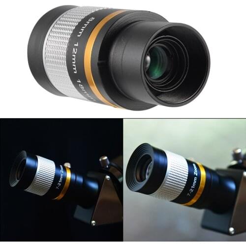 7-21mm, Continuous Zoom, Eyepiece Versatile for 1.25" Telescope Viewing Moon Planets