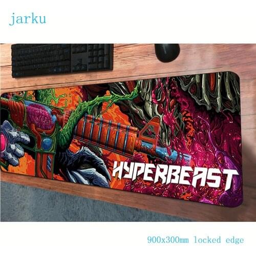Popular 900x300x2mm Hypear Beast mouse pad gaming mousepad gamer mouse mat pad game computer locrkand padmouse laptop play mats