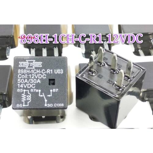 Relay 898H-1CH-C-R1 U03 12VDC songchuan 12V 5 pin relay