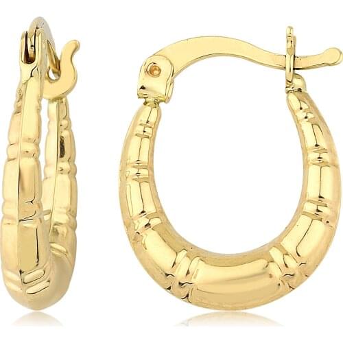 14k Hoop Earrings W4E28103