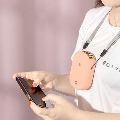 New Portable Handheld Mini Halter USB Fan desk air conditioner humidification cooling Rechargeable Fan Grafted Eyelashes Dryer