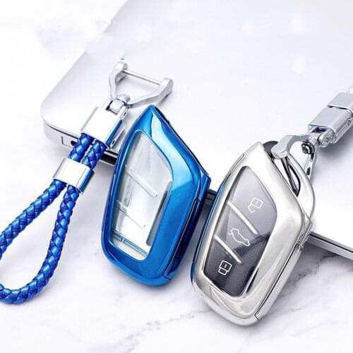 TPU Smart Car Key Bag for MG ZS EV MG6 EZS HS EHS 2019-2020 for Roewe RX5 I6 I5 RX3 RX8 ERX5 Car Remote Key Case Cover Shell