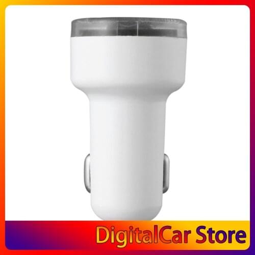 Universal Mini Vehicle 12V 24V DC Dual 2 Port USB Car Power Charger Adapter for iPad2 3 For iPhone4 4S For iPod MP3 Tablet