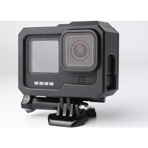 Protective Frame Cage Heat Dissipation Camera Cage with Cold Boot for Gopro Hero 9 Action Camera Expansion Accessories