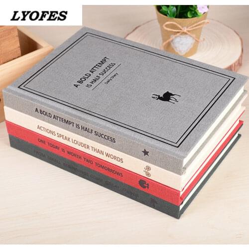 A5 Vintage Notebooks and Journals Cuaderno School Office Supplies Notebooks for Students Agenda Planner 2021 Budget Book