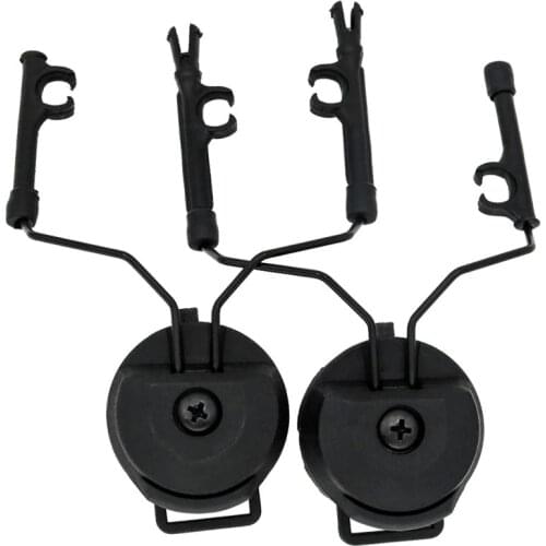ARC Rail Adapter Helmet Headset Left & Right Side Attachments for Peltor Comtac Series Tactics Headphones,1 Pair